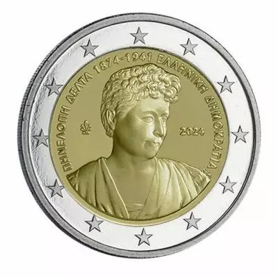 Gr�ce 150 ans de P�n�lope Delta - 2 Euros Comm�mo. UNC 2024