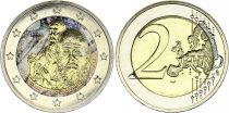 Grèce 2 Euros - El Greco - Colorisée - 2014
