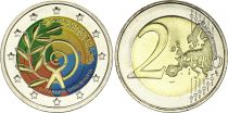 Grèce 2 Euros - JO Jeux spéciaux d\'Athènes - Colorisée - 2011