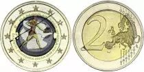 Grèce 2 Euros - Marathon - Colorisée - 2010