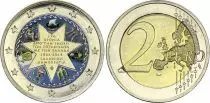 Grèce 2 Euros - Unification des Iles Ioniennes - Colorisée - 2014