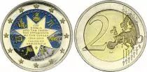 Grèce 2 Euros - Unification des Iles Ioniennes - Colorisée - 2014