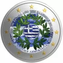Gr&egrave;ce 2 Euros Comm&eacute;mo. couleur GRECE 2021 - 200 ans de la R&eacute;volution grecque