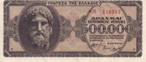 Grèce 500000 Drachmes - Dieu - 1944- Série K - SUP - P.126a