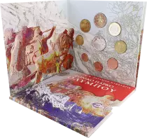 Gr&egrave;ce Coffret BU Euro 2005 - Olympe dont 10 ? Argent