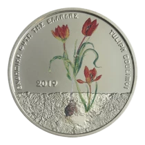 Gr&egrave;ce Tulipe de Goulimis - 5 Euros Gr&egrave;ce 2019 Couleur