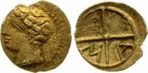 Grecia (Galia) Obole of Marseille,  Head of Lacydon to the left - MA (c.121-82)