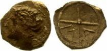 Grecia (Gallia) Obole of Marseille,  Head of Lacydon to the left - MA (c.121-82)