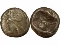 Grecia (Persia) Siglos, Acheamanid kings - Incuse scare (480-420)