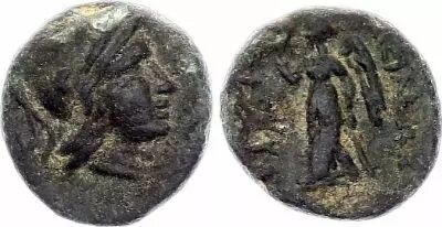 Grecia (Reino Seleucide) Antiochos II - Double Unit� - 261 / 246 Av JC Sardes Contremarqu�