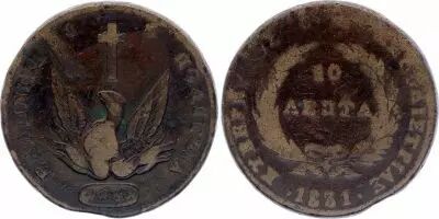 Grecia 10 Lepta Phoenix - 1831