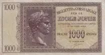 Grecia 1000 Drachmai Caesar head - Isole Jonie - VF - P.M.17 - 2nd ex