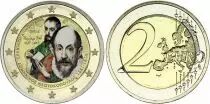 Grecia 2 Euros - El Greco - Colorised - 2014