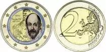 Grecia 2 Euros - El Greco - Colorised - 2014
