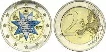 Grecia 2 Euros - Unification of the Ionian islands - Colorised - 2014