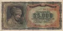 Grecia 25000 Drachms - Deidiama ( Nymphe) - Temple - 1943 - P.123a