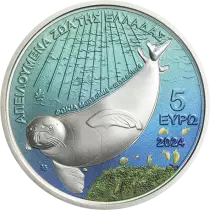 Grecia 5 Euros 2024 - Battle of Samos - BU - Silver