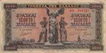Grecia 5000 Drachms - Nike of Samothrace - 1942