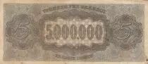 Grecia 5.000.000 Drachms Arethusa (Nymphe)  1944 - F