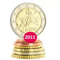 Grecia Euros 2011 series - 8 coins