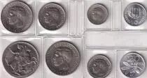 Grecia Set of 8 Coins - 1967-1973
