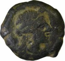 Greece (Gaul) Bronze with Bull, Palm - 130 / 121 BC
