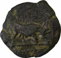 Greece (Gaul) Bronze with Bull, Palm - 130 / 121 BC