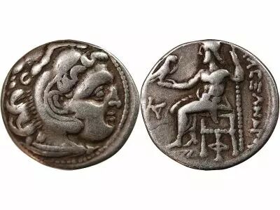 Greece (Ionie) In the name of Alexander III - Silver Drachm - 310 / 301 BC Colophon