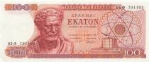 Greece 100 Drachmai - 1967 - P.196b
