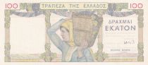Greece 100 Drachms - Hermes - Woman - 1935 - P.105