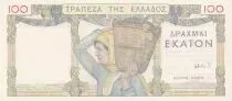 Greece 100 Drachms - Hermes - Woman - 1935 - P.105