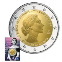 Greece 100 years of Maria Callas - 2 Euros Commemo. BU 2023