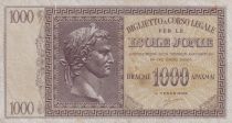 Greece 1000 Drachmai Caesar head - Isole Jonie - 1941 - Sérial 255067