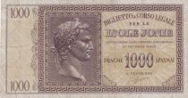 Greece 1000 Drachmai Caesar head - Isole Jonie - 1941 - Sérial 294314