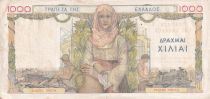 Greece 1000 Drachms - Woman - Workers - 1935 - Serial A - VF - P.106