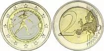 Greece 2 Euros - Marathon - Colorised - 2010