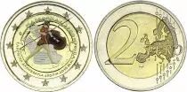 Greece 2 Euros - Marathon - Colorised - 2010