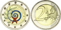 Greece 2 Euros - XIII Special Olympics Games W.S.G. Athens - Colorised - 2011