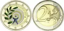 Greece 2 Euros - XIII Special Olympics Games W.S.G. Athens - Colorised - 2011