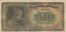 Greece 25000 Drachms Deidiama ( Nymphe) - Temple - 1943 - F