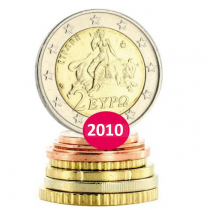 Greece Euros 2010 series - 8 coins
