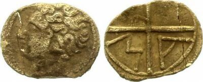 Griechenland (Gallien) Obole of Marseille,  Head of Lacydon to the left - MA (c.121-82)