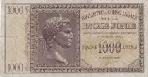 Griechenland 1000 Drachmai Caesar head - Isole Jonie - VF - P.M.17 - 2nd ex