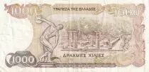 Griechenland 1000 Drachmes  - Apolon, Olympia - 1987 - Serial 15