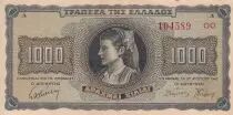Griechenland 1000 Drachms - Young lady - Lion - 1942 - P.118