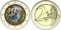 Griechenland 2 Euros - Cretan state - Colorised - 2013