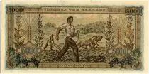 Griechenland 5000 Drachmes - Nike of Samothrace, harbour, ships - 1942