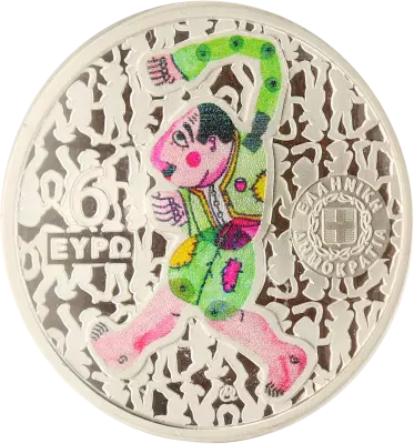 Griechenland La vis d\'Archim�de - 10 Euros 2024 Couleur