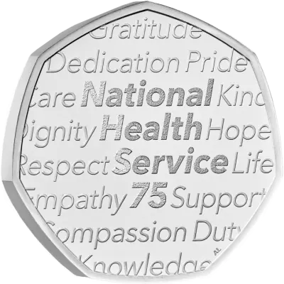 Gro�britannien  75 years of the National Health Service - 50 Pence 2023 BU