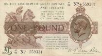 Gro&szlig;britannien 1 book - Portrait of King George V - Westminster Palace - ND (1917-1923)
